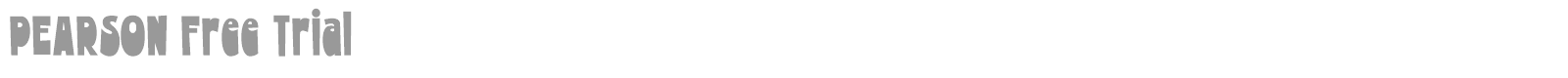 Pearson font preview